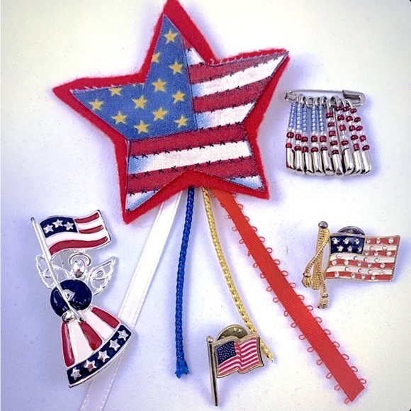 PATRIOTIC PRIDE PIN BUNDLE - Picture 1 of 6